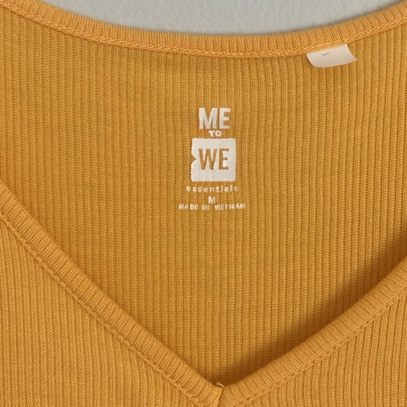 Me to We Pacsun mustard tee size medium🧡 - Picture 3 of 3
